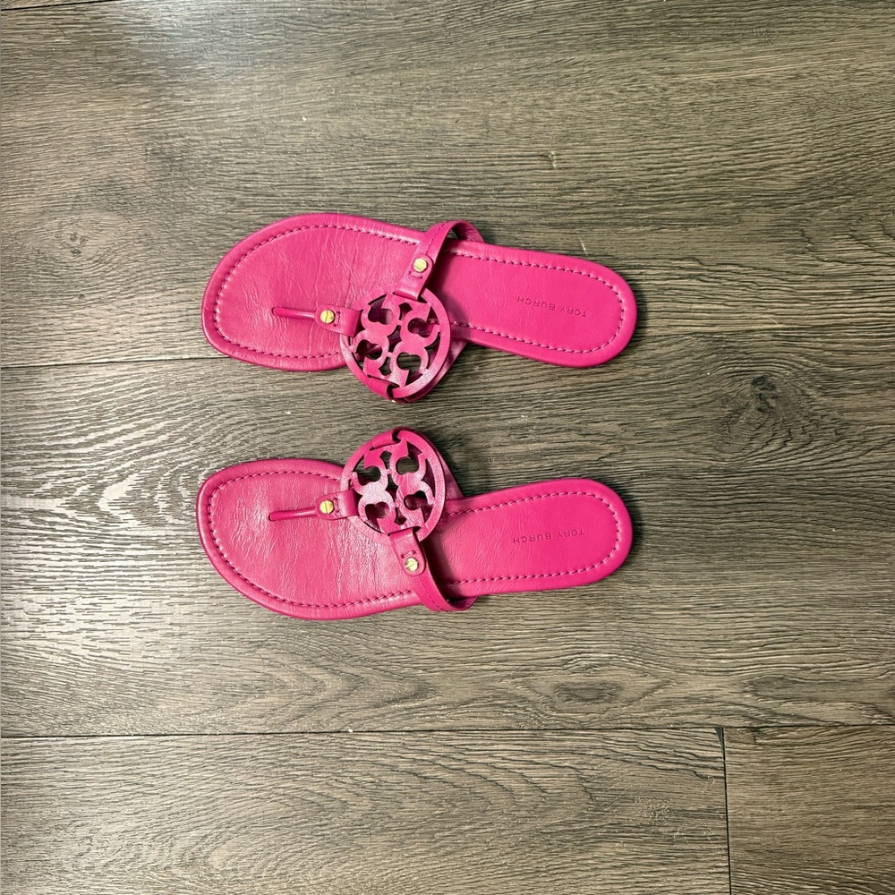 Tory Burch Fuchsia Miller Sandals
